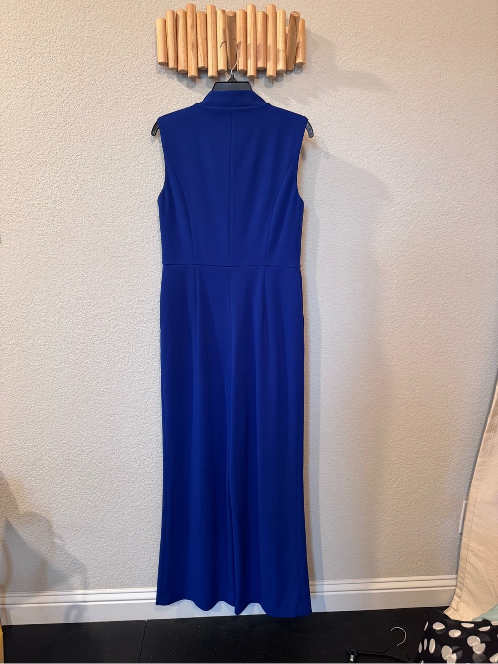Calvin Klein Cobalt Blue Sleeveless Jumpsuit - Picture 9 of 11